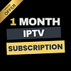 1 Month Subscription IPTV